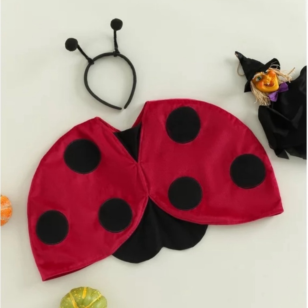 Lady Bug Cape / Costume - 2 to 3 yrs old